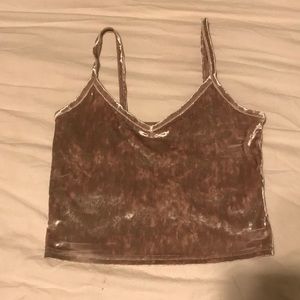 Urban Outfitters Velvet Crop